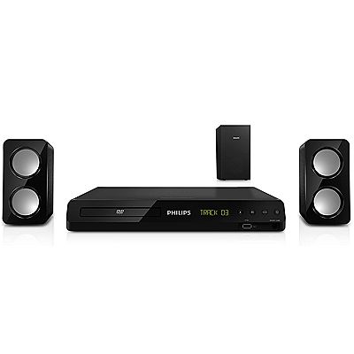 PHILIPS 2.1 Heimkinosystem 3D Blu-ray/DVD Player WiFi kompatibel 300W Leistung HTB3260