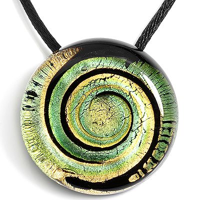 MURANO Silber 925 Stoffband mit Gleiter Länge ca.44+3cm handgefertigt