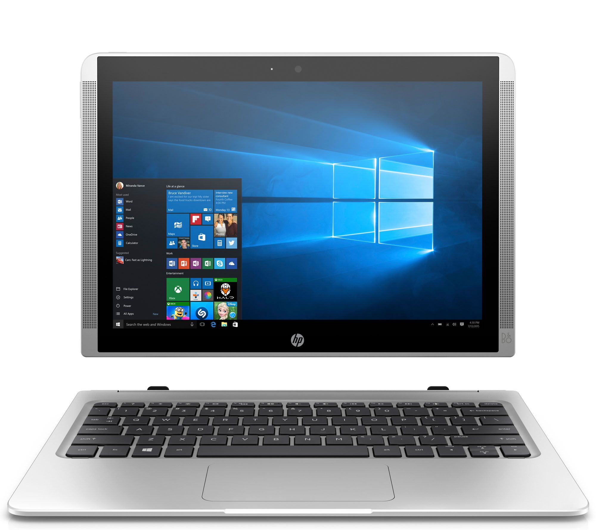 HP Pavilion x2 12" 2in1 Touch Laptop 4GB RAM 128SSD & LifeTimeTech