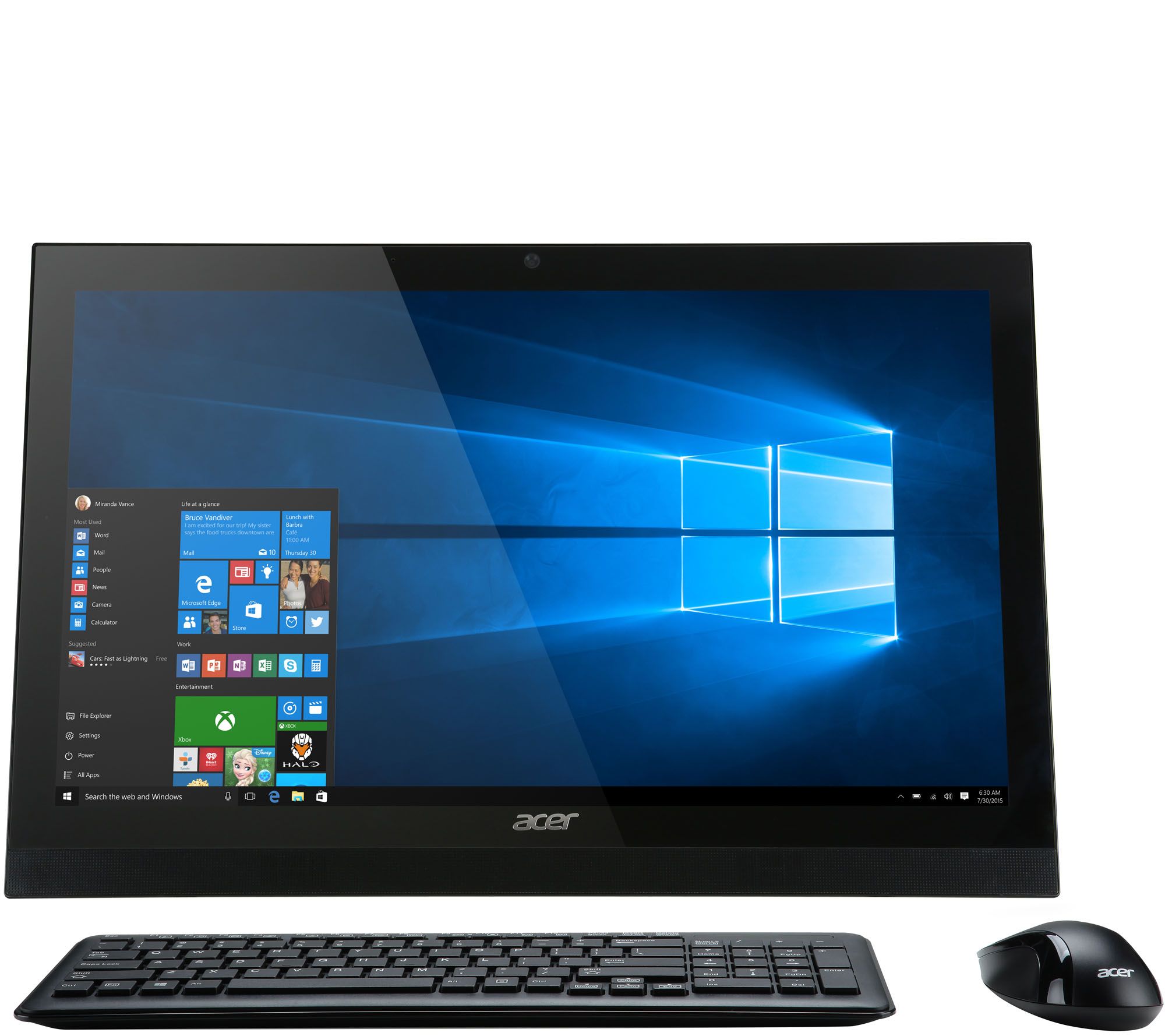 Acer 22" Touch AllinOne PC Intel Core i3 8GB RAM 1TB HDD Lifetime