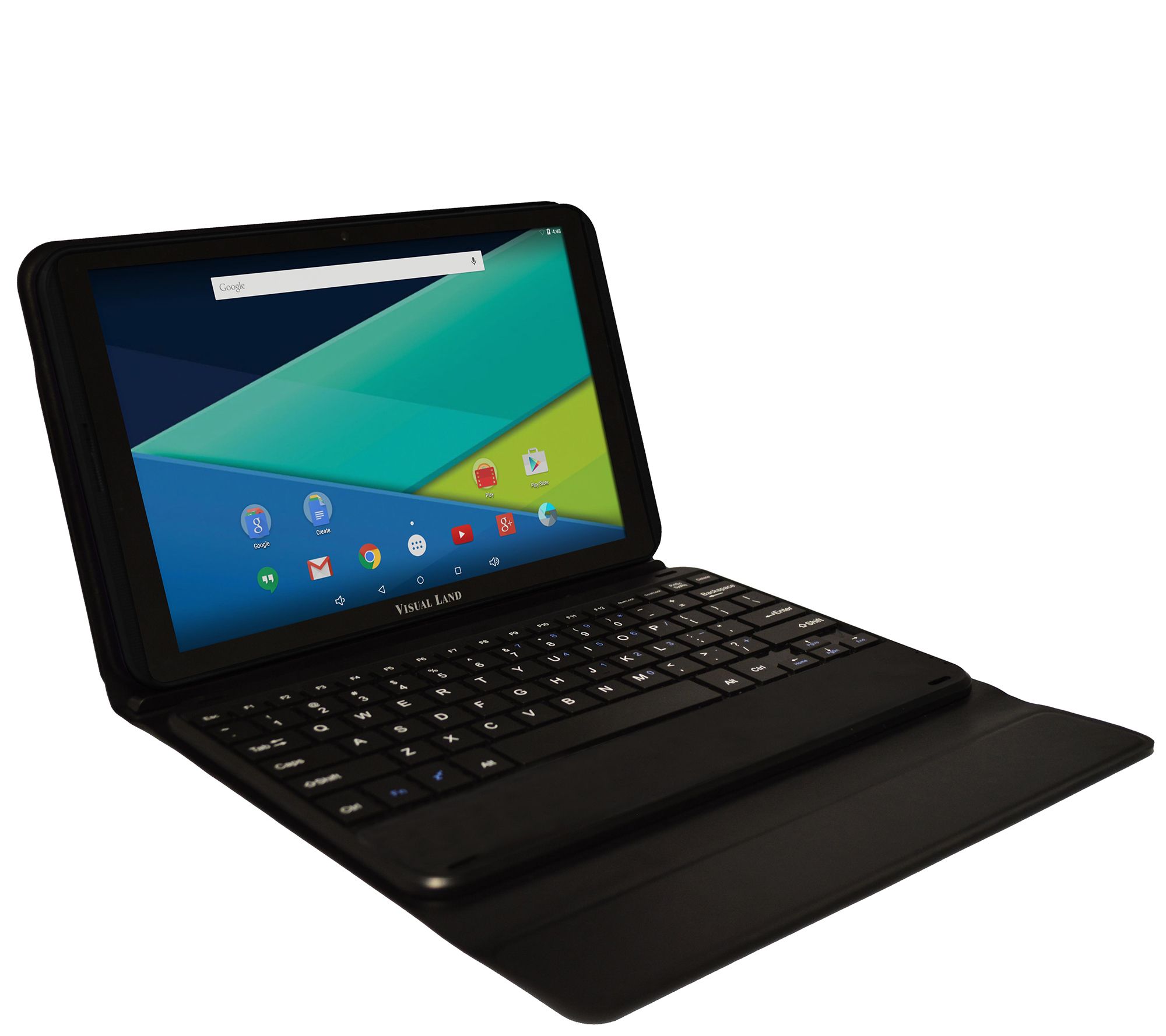 Visual Land 10" 16GB Intel Tablet with KeyboardCase Page 1 —