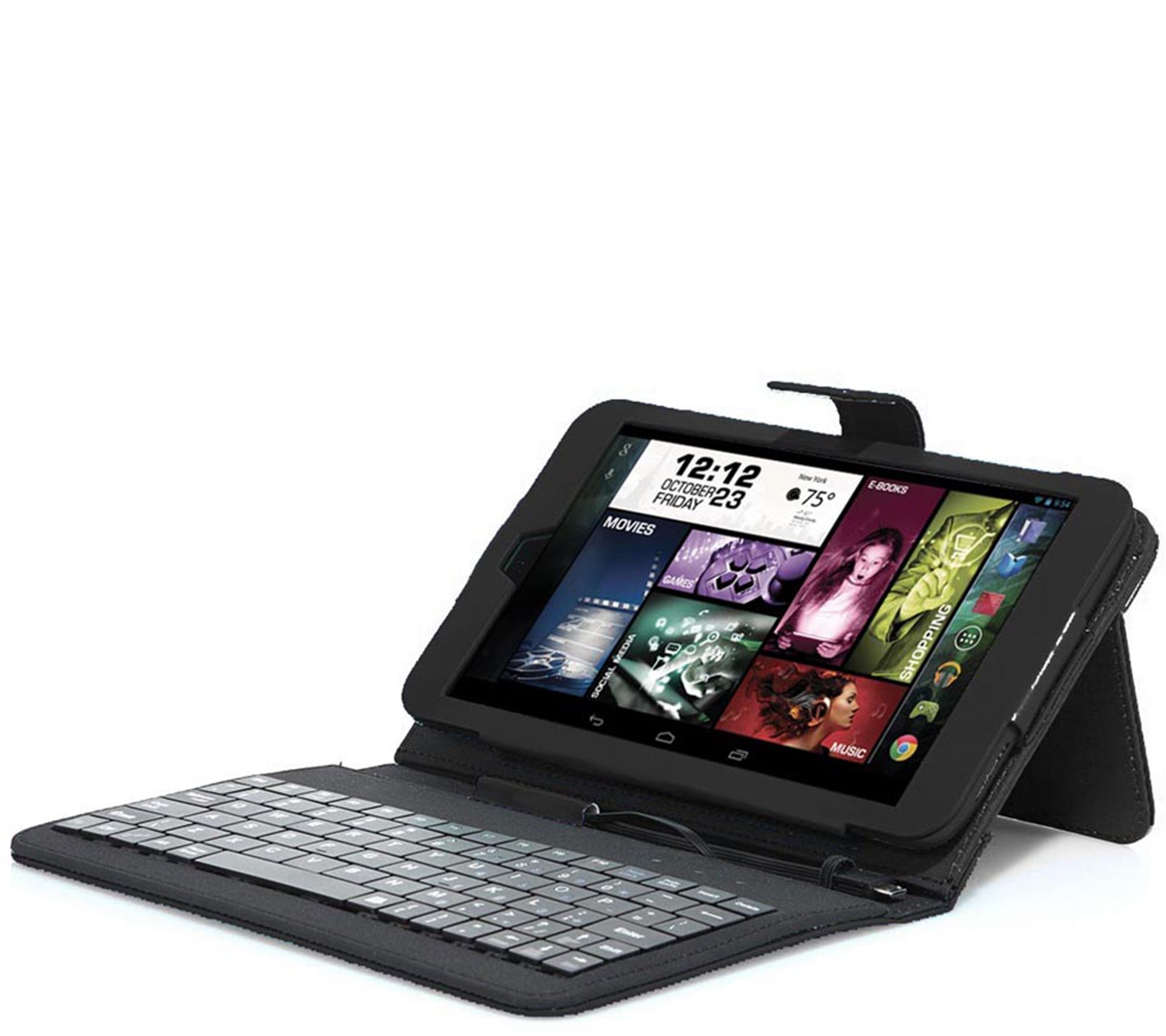 Visual Land 8" Prestige Elite 16GB Tablet withKeyboard Case Page 1
