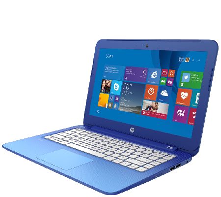 HP 13 Stream Laptop Intel, 2GB RAM, 32GB SSD w/ Software, 4G - E280633