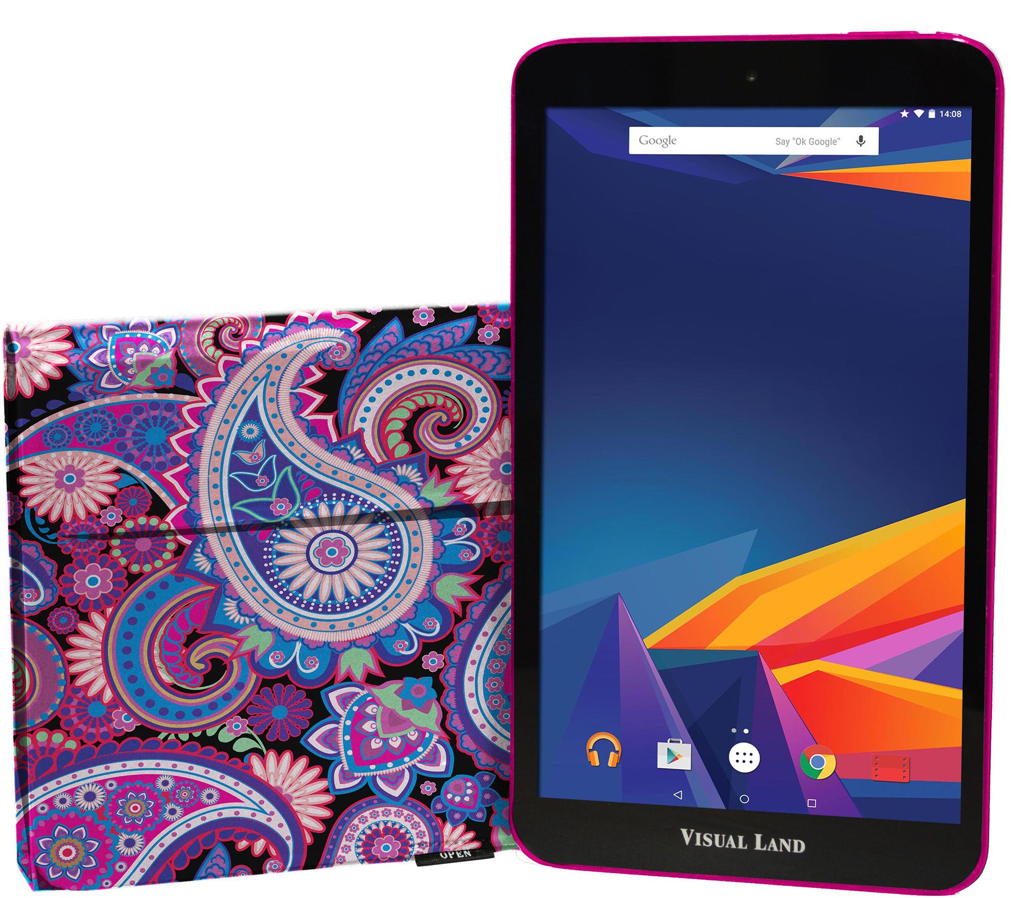 Visual Land 10" Tablet Octa Core 16GB with Keyboard Case Page 1 —