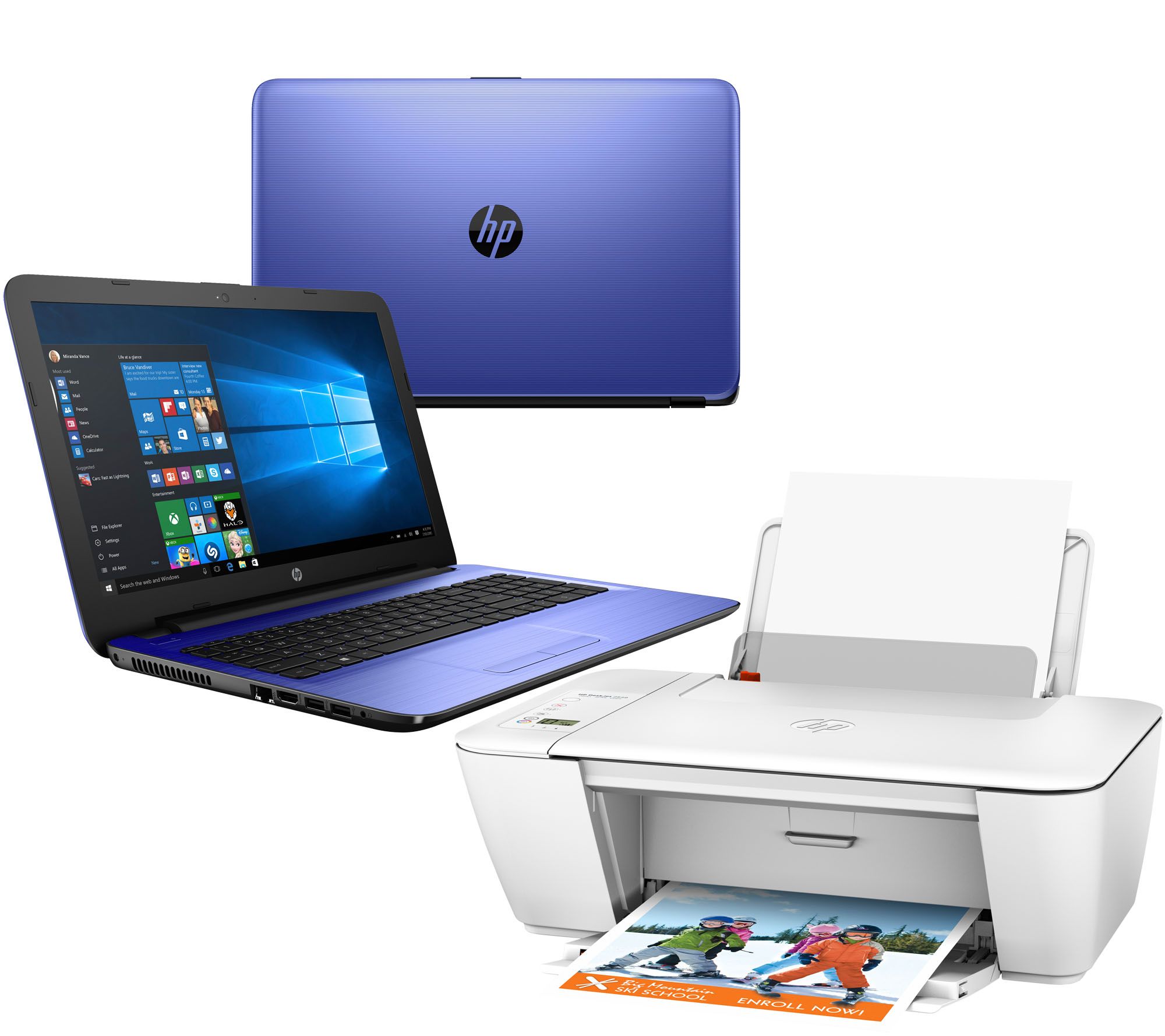 HP 17 Laptop Windows 10 Intel Core 12GB 1TB HD, Printer & Tech Support