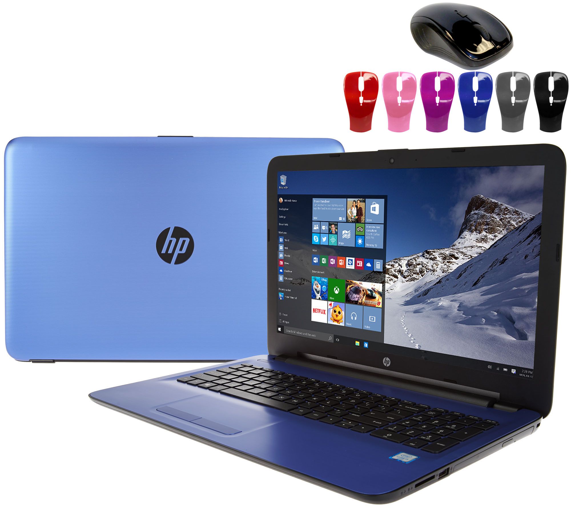 HP 17" Laptop Intel Core i3 12GB RAM 1TB HD Lifetime Tech & MS Office