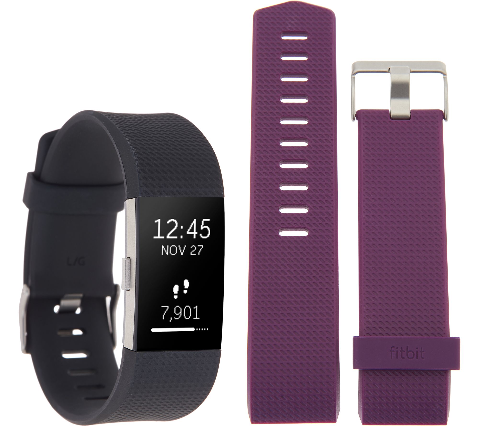 Fitbit Charge 2 Tracker with Choice of Additional Band Page 1 —