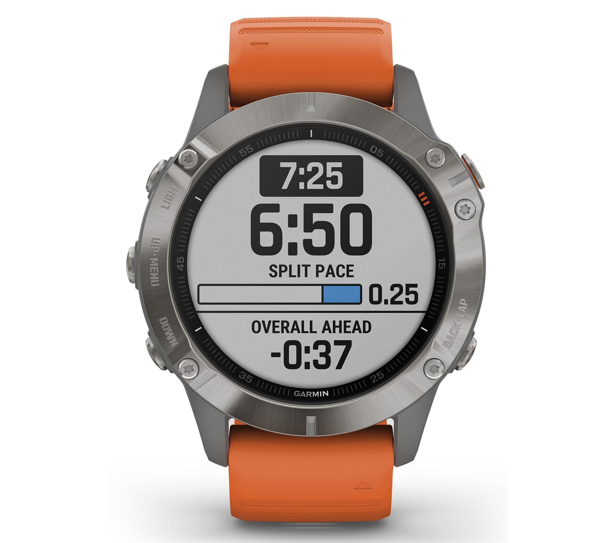 Garmin Fenix 6 Sapphire Multisport GPS SiliconeBand Watch QVC