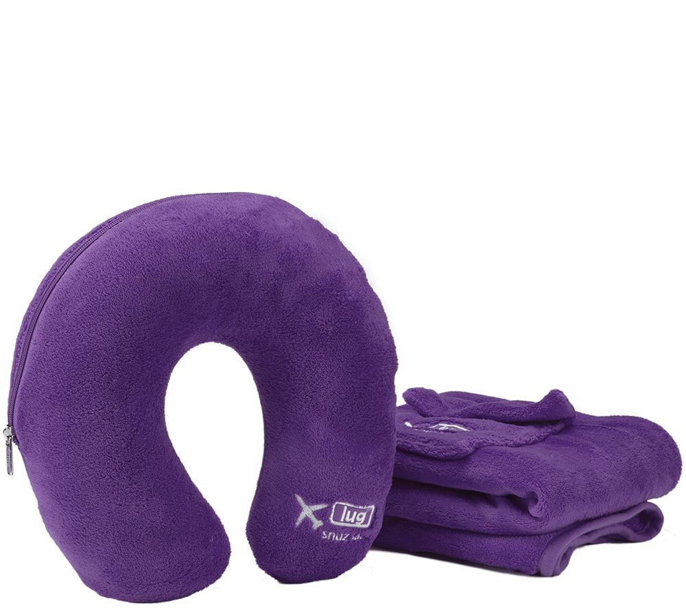 Lug Snuz Sac U Travel Blanket & Pillow Set - Page 1 ? QVC.com