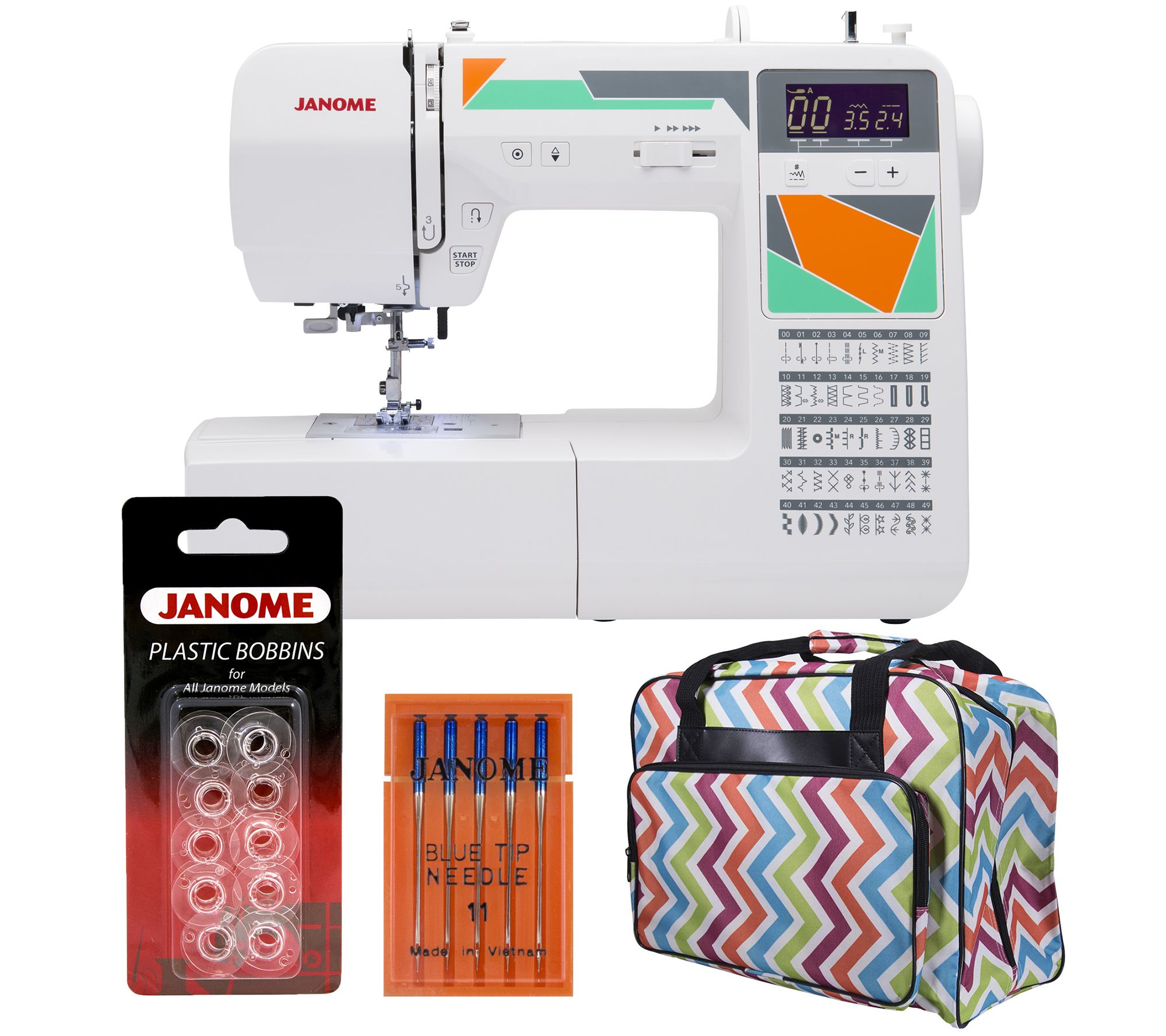 Janome MOD50 Computerized Sewing Machine withAccessories —