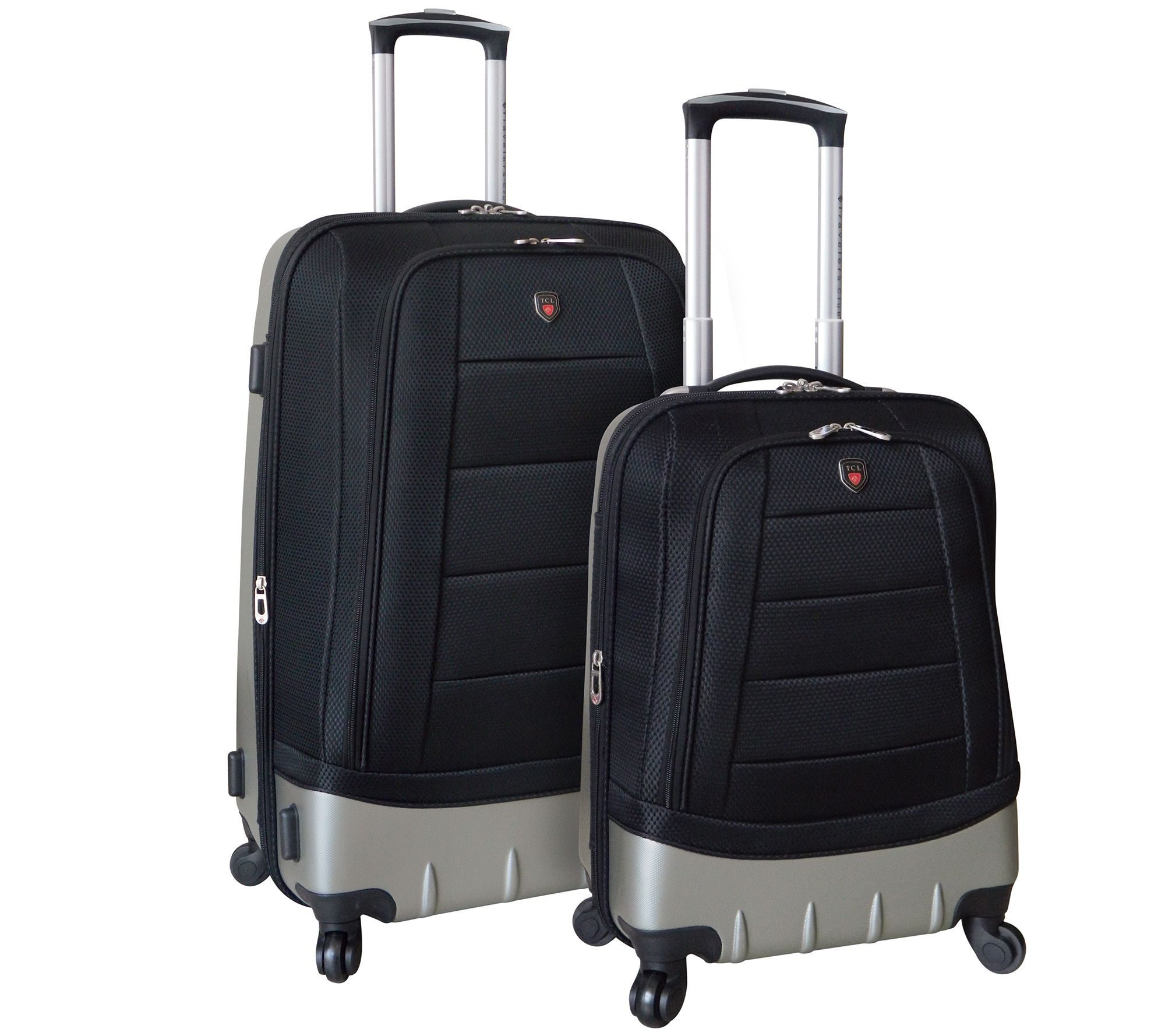 Travelers Club 2Piece Hybrid Spinner Luggage Set Valencia —