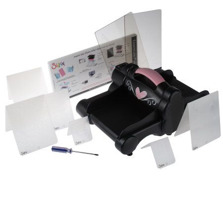 express sizzix embossing bigshot folders die machine cut qvc