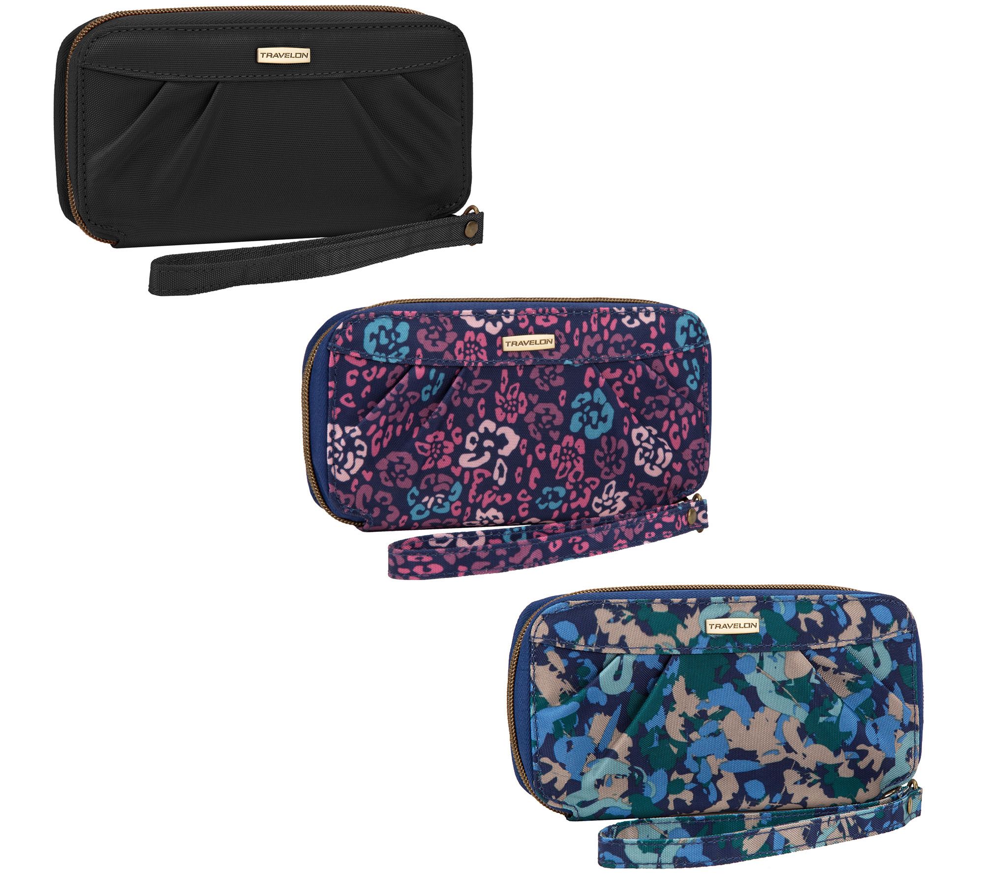 Travelon Set of 3 RFID Wallets with Gift Boxes Page 1 —