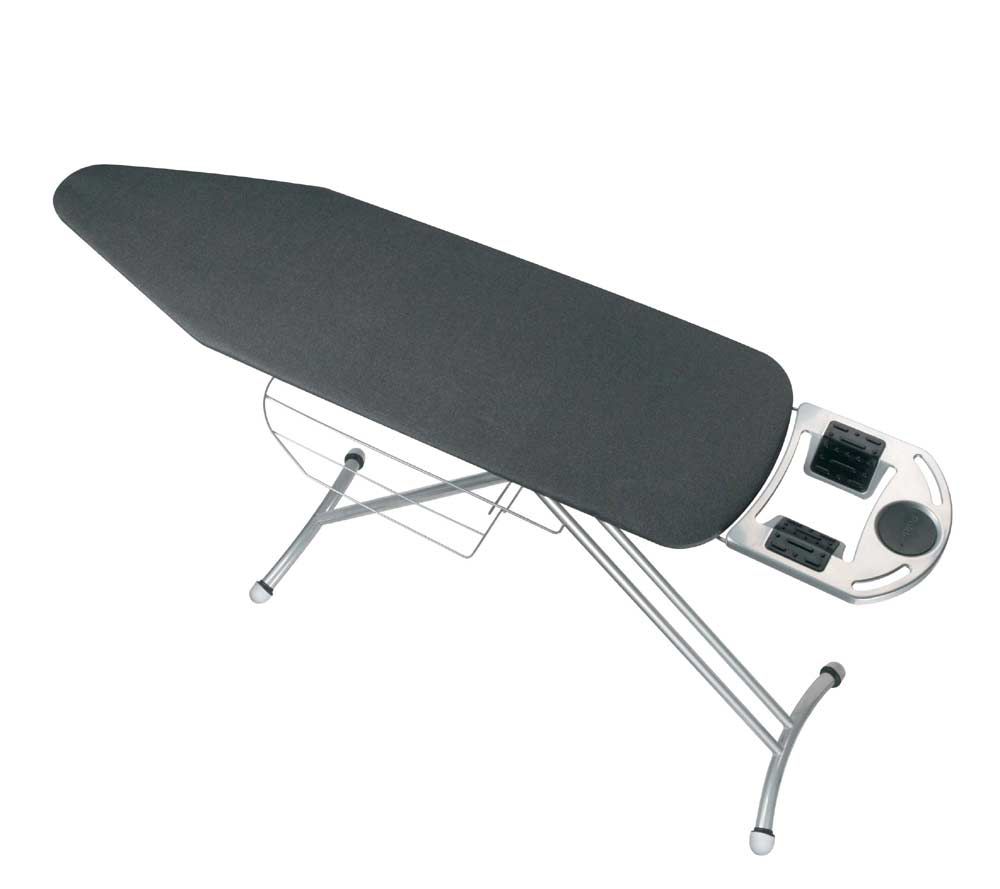 Polder Deluxe TriLeg Ironing Board with Iron Rest and Shelf —