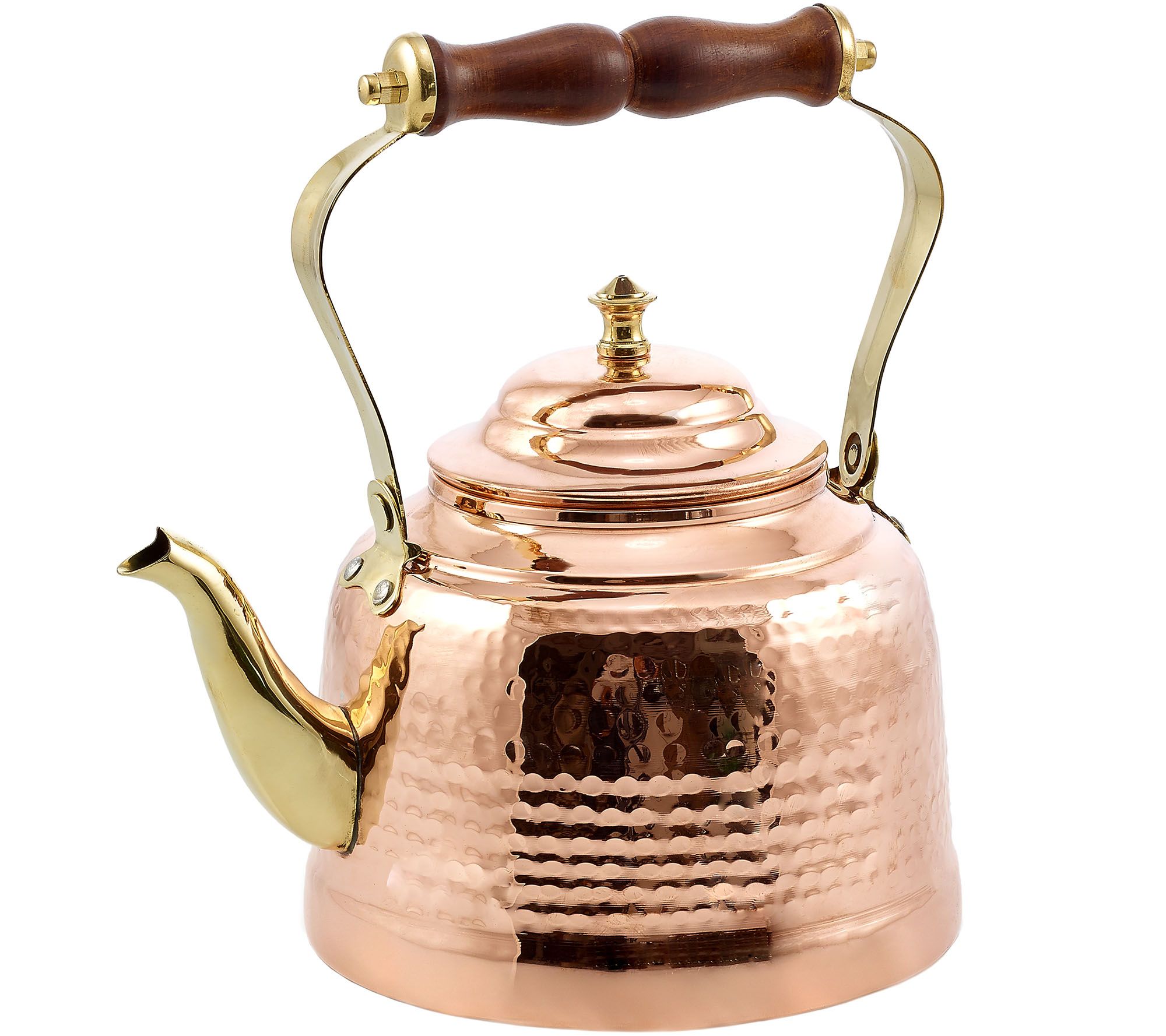 old-dutch-solid-copper-hammered-tea-kettle-w-wooden-handle-qvc