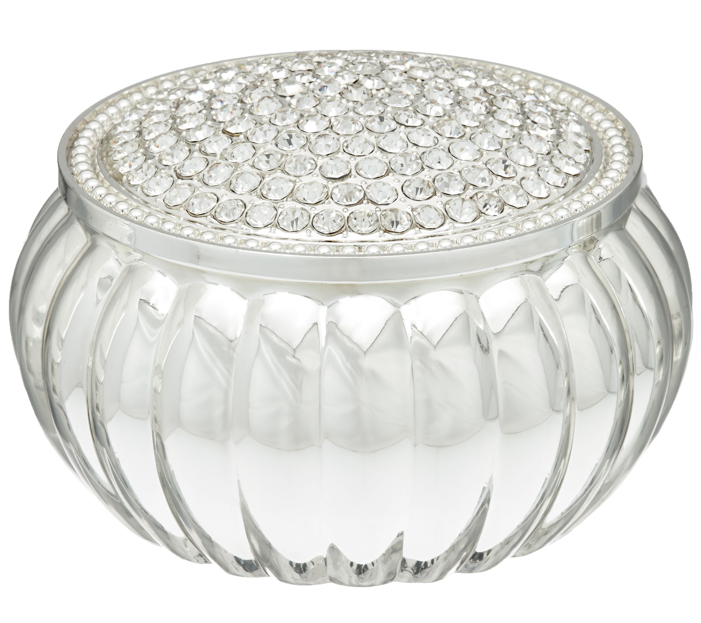 "As Is" Silver & Gold Safekeeper Dome Jewelry Box by Lori Greiner