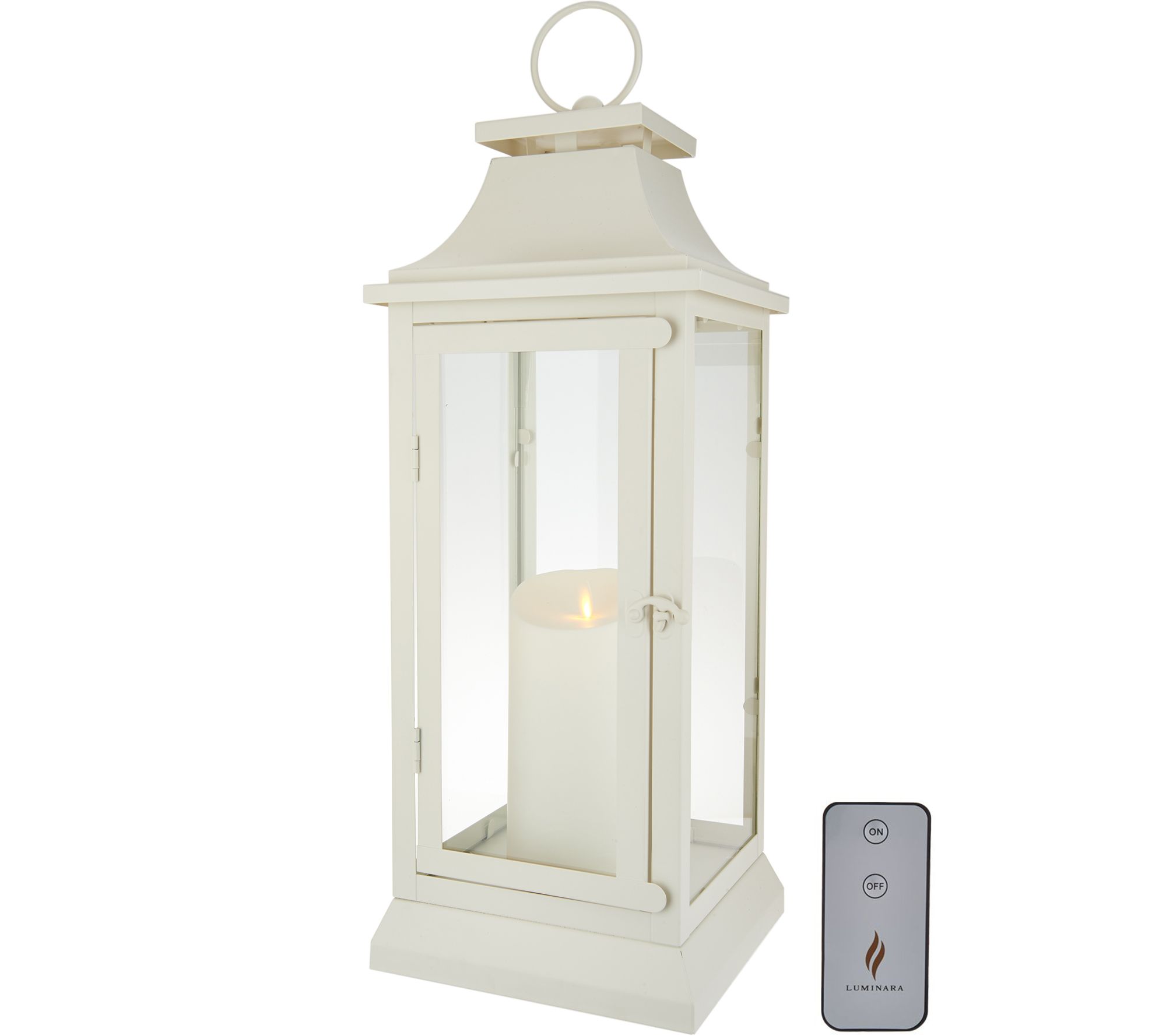 Luminara 19" Heritage 2.0 Lantern with Remote Page 1 —
