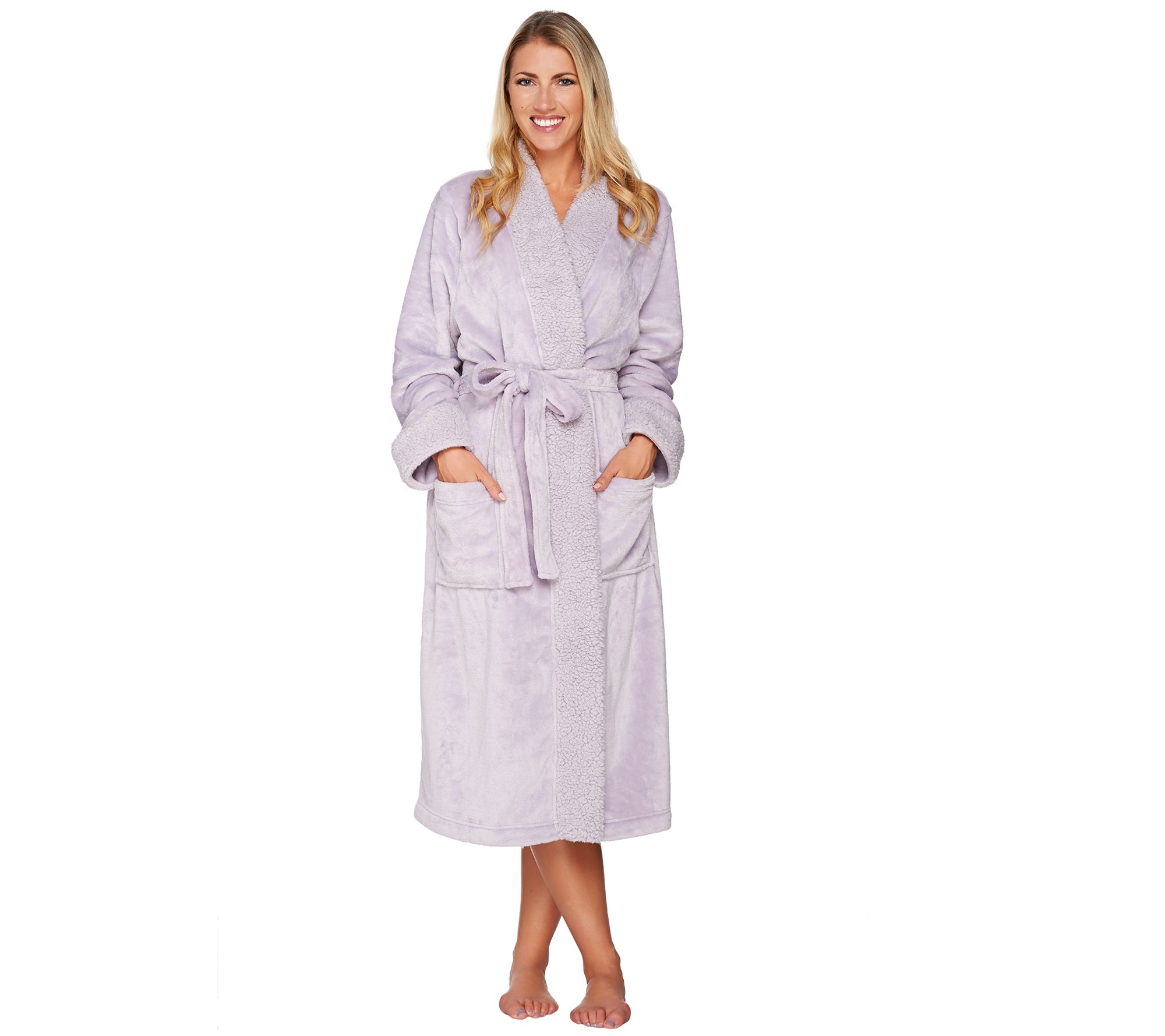 Velvet Soft Full Length Kimono Robe By Berkshire Blanket Page 1 —