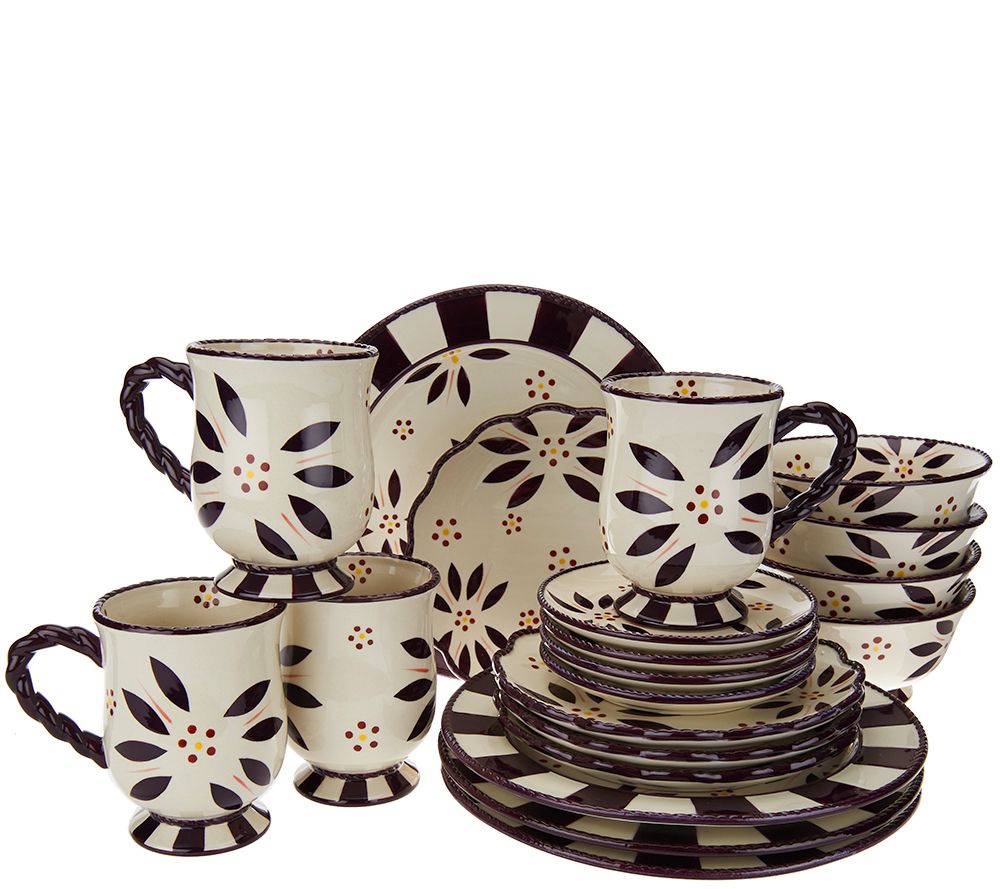 Temptations 20piece Old World Service for 4 Dinnerware Set Page 1