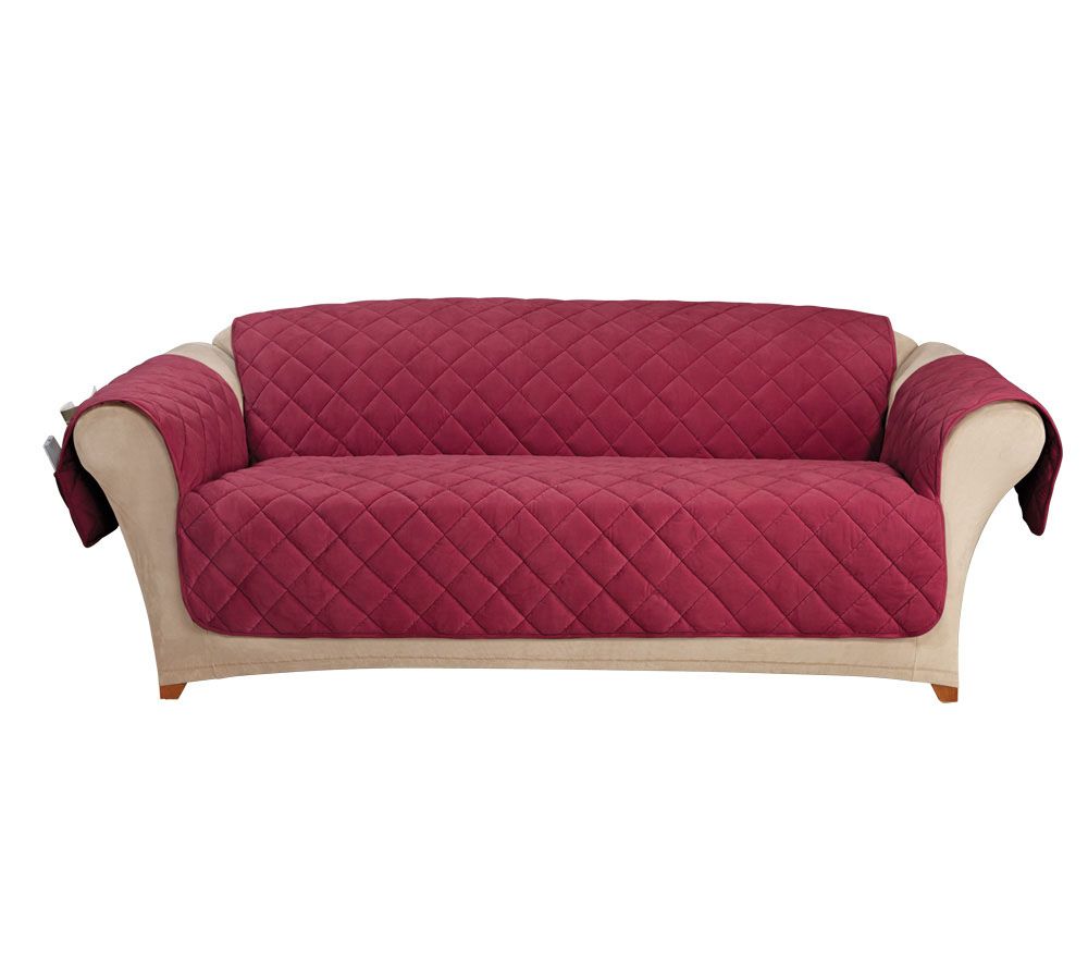 Sure Fit Sofa Furniture Cover with 1" Memory Foam Seat Page 1 —