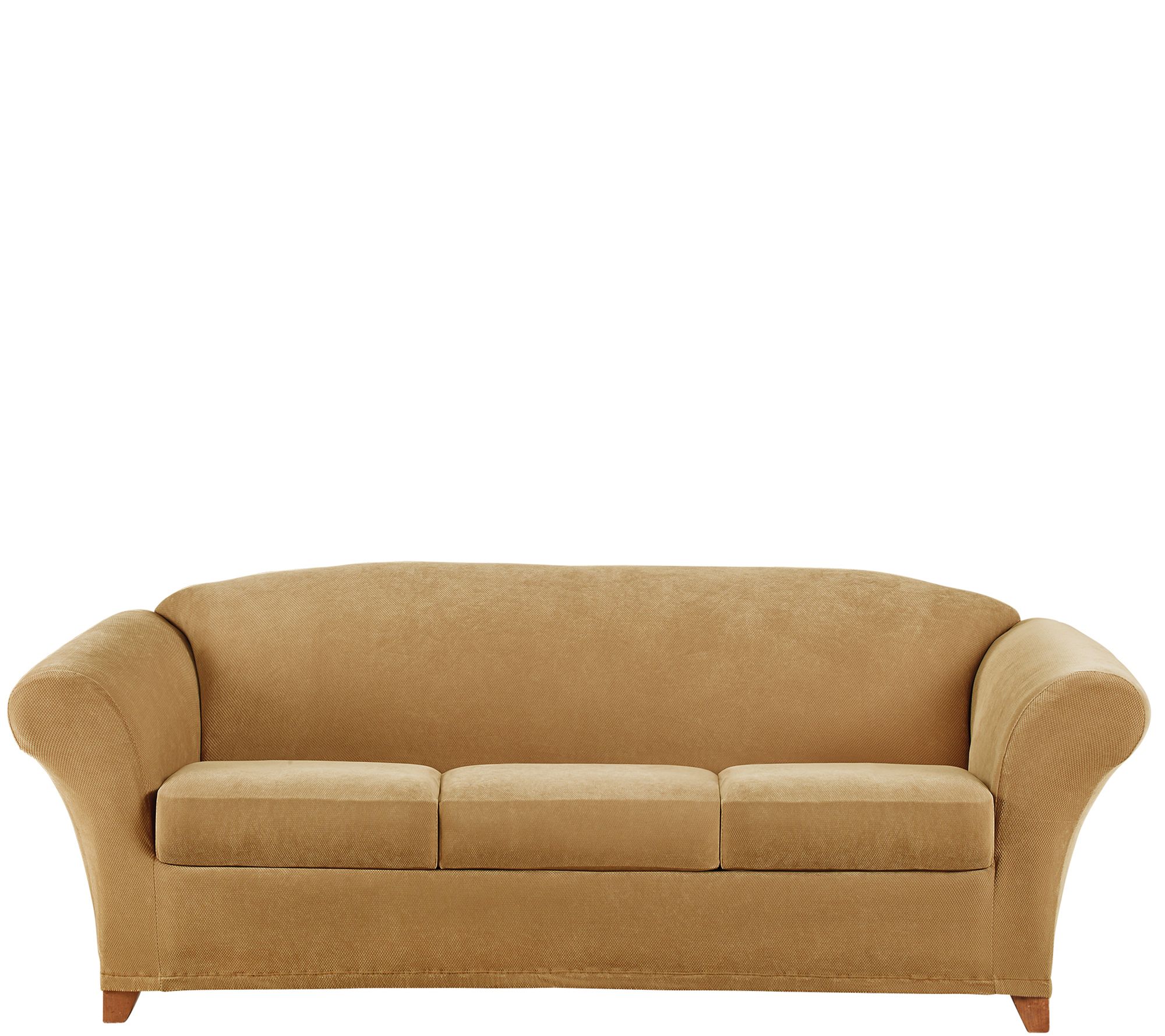Sure Fit Stretch Pique 3Seat Sofa Slipcover —