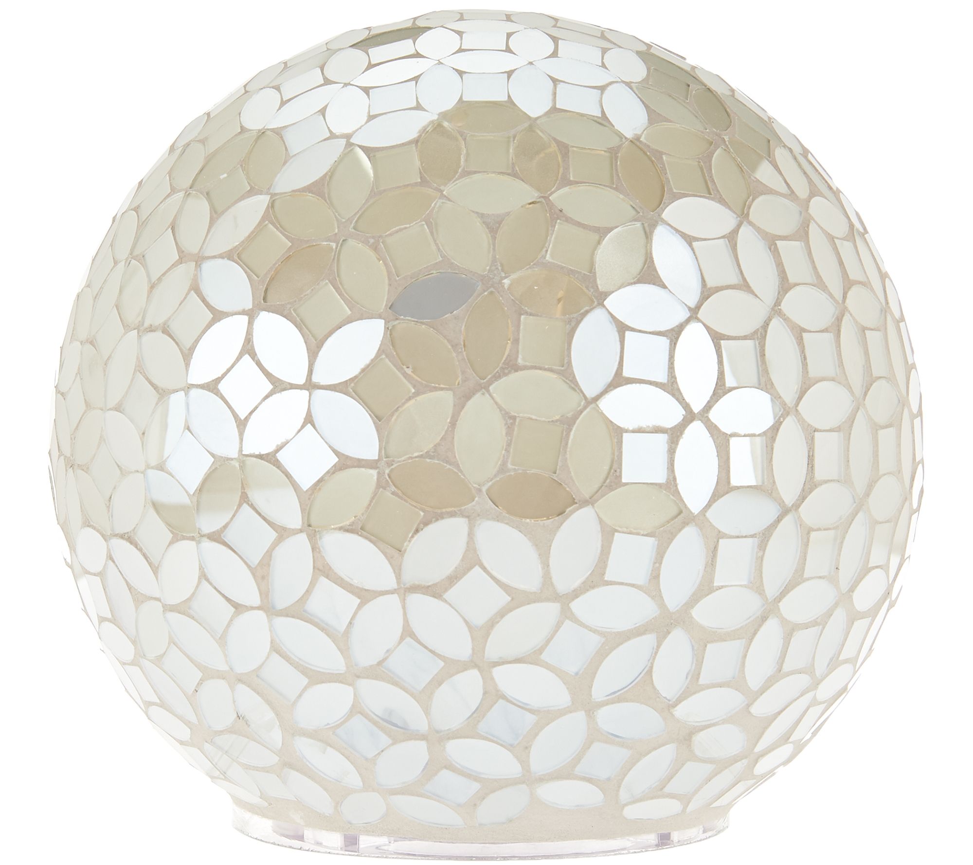 Mosaic Pearl Sphere with MultiFunction Light by Valerie Page 1 —