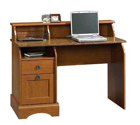 Sauder Graham Hill Collection Desk - Autumn Maple Finish