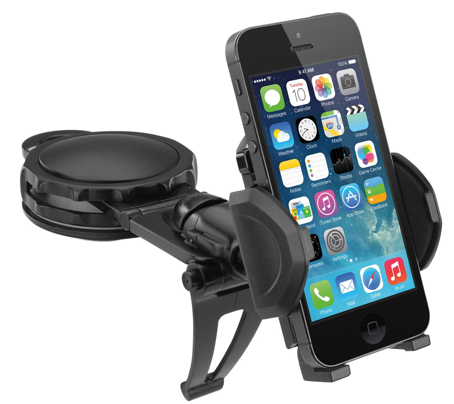 Fully Adjustable Car Dash Mount for Smartphone& GPS —