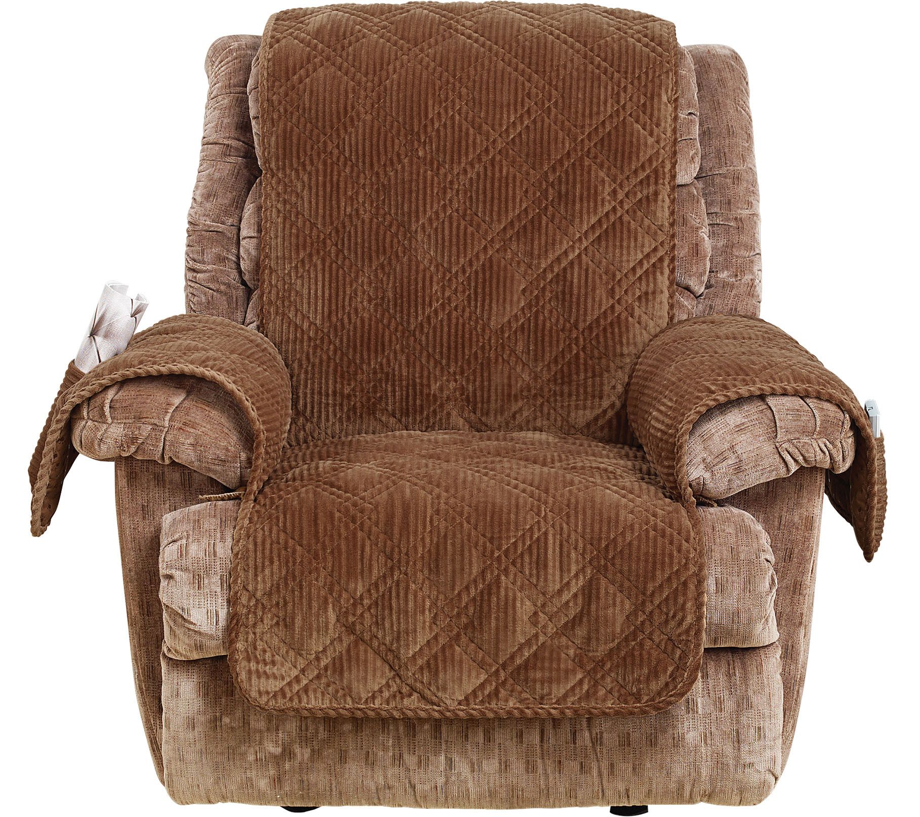 Sure Fit Corduroy Recliner Furniture Cover \u2014 QVC.com