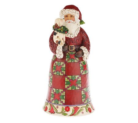 jim shore heartwood creek african santa stone resin figurine