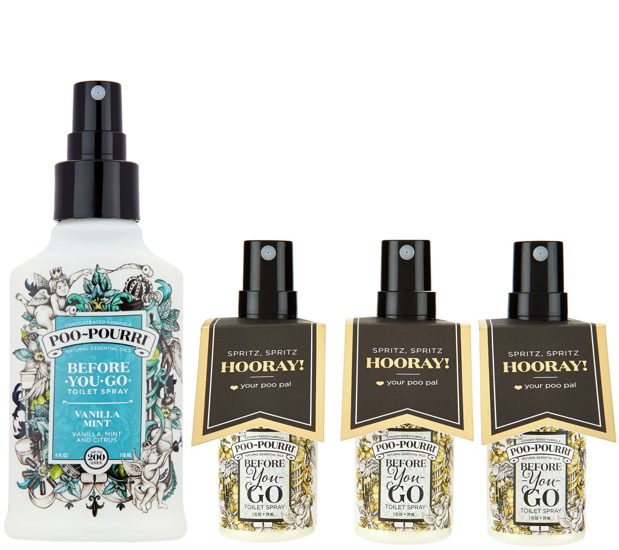 PooPourri 4oz. Bathroom Deodorizer with (3) 1oz. Bottles Page 1 —