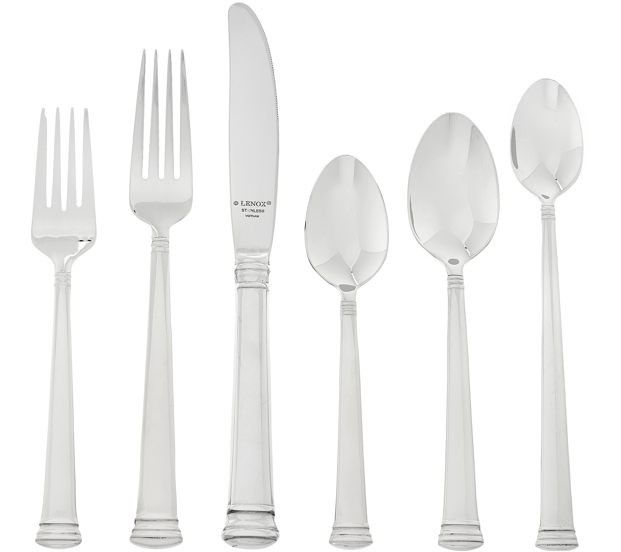 Lenox 18/10 Stainless Steel 53pc. Service for 8 Flatware Set Page 1