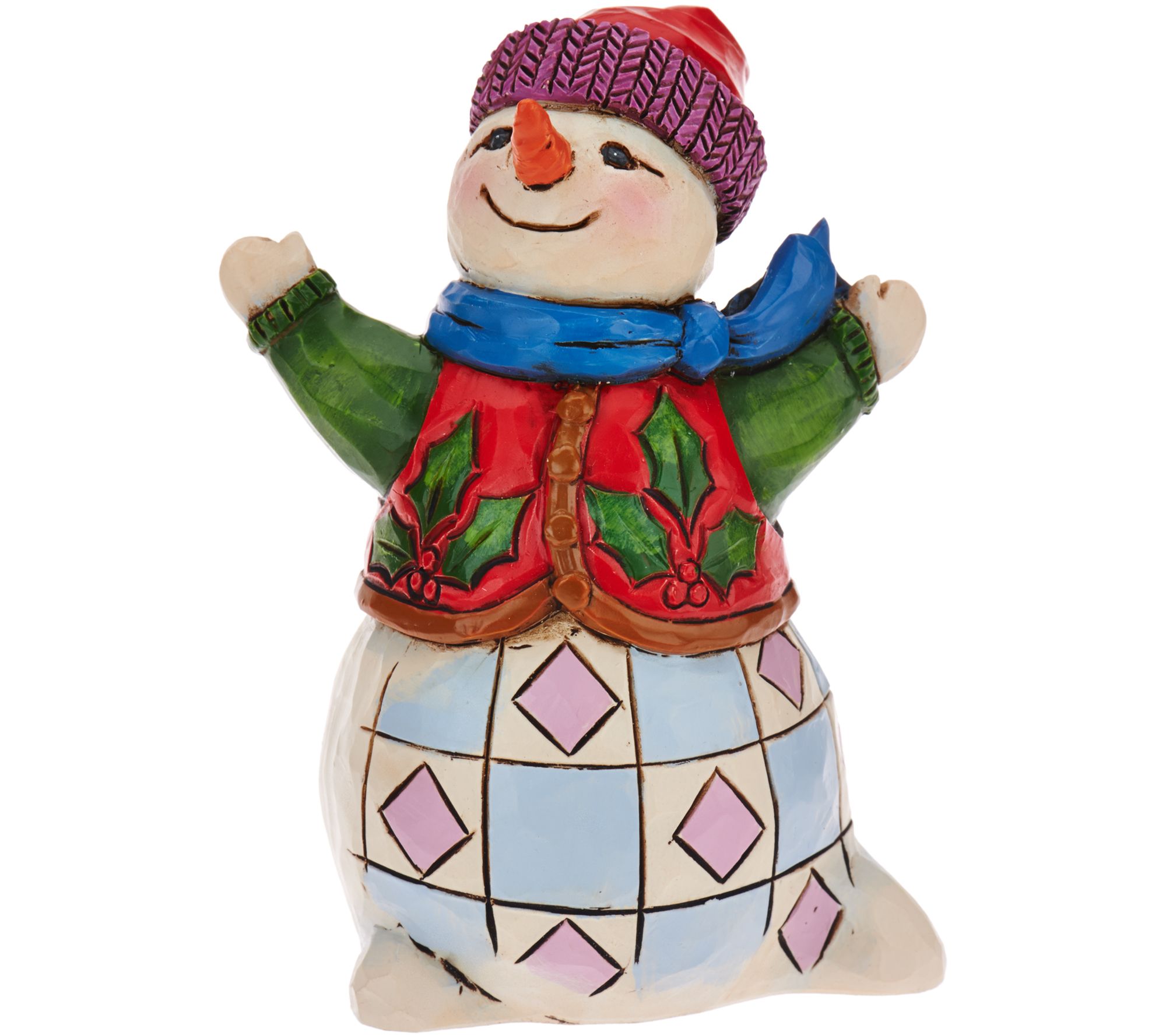 jim shore christmas snowman figurines