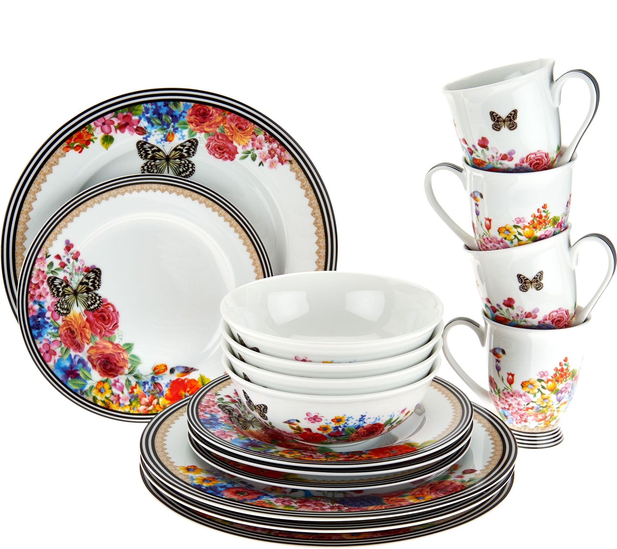 Lenox Melli Mello Porcelain 16pc Dinnerware Set Page 1 —