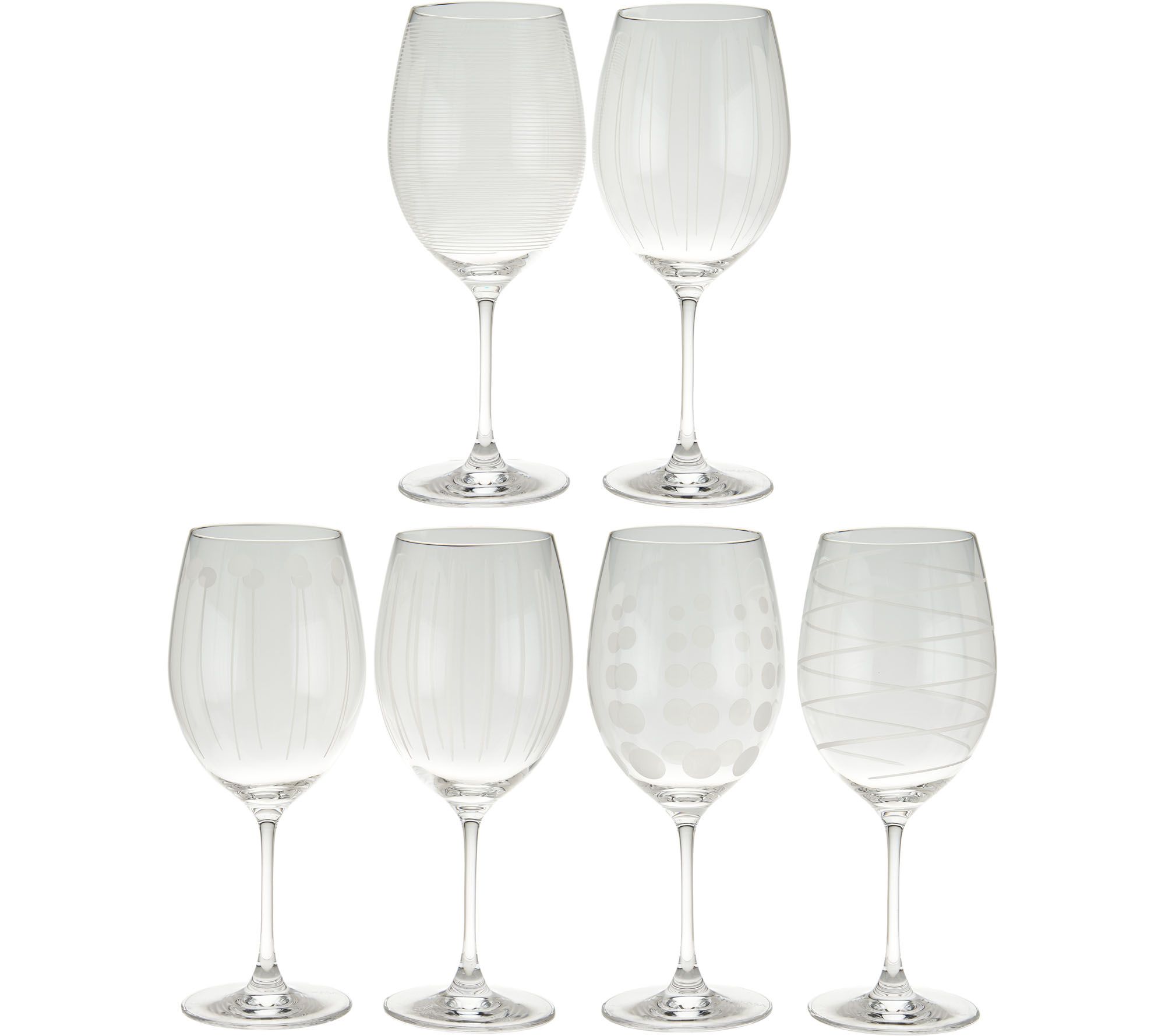 Cheers Set of 6 Red Wine Glasses by Mikasa Page 1 —