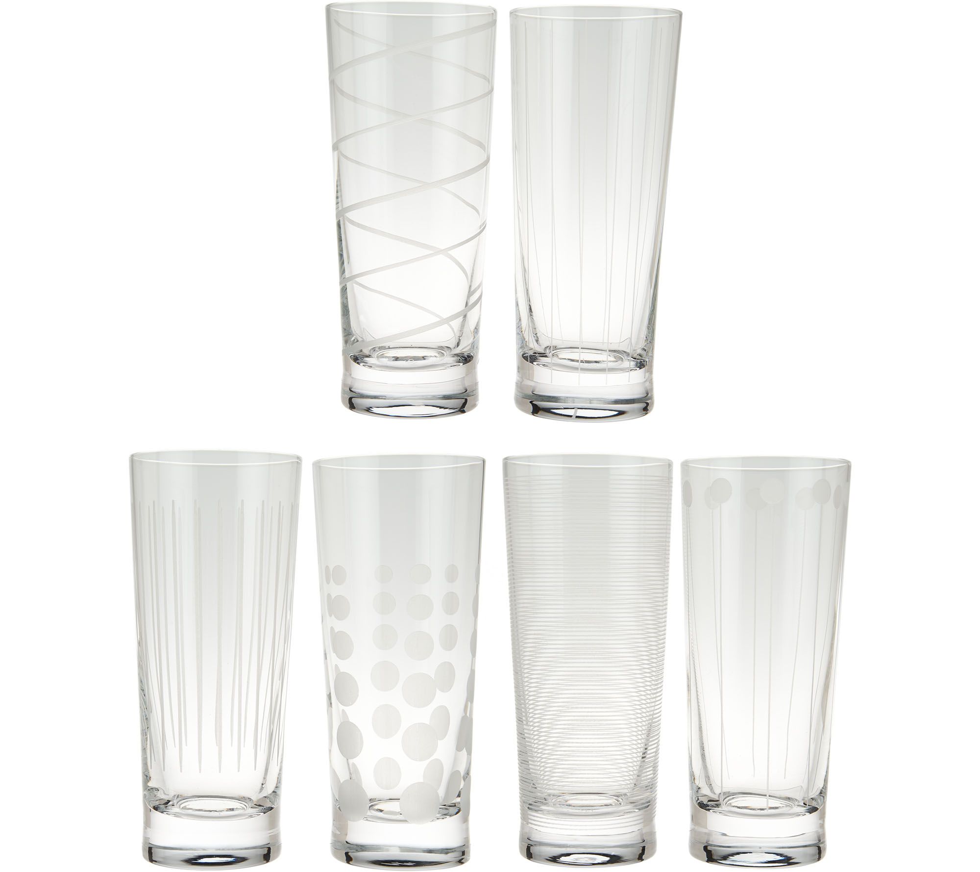 Cheers Set of 6 Highball Glasses by Mikasa Page 1 —