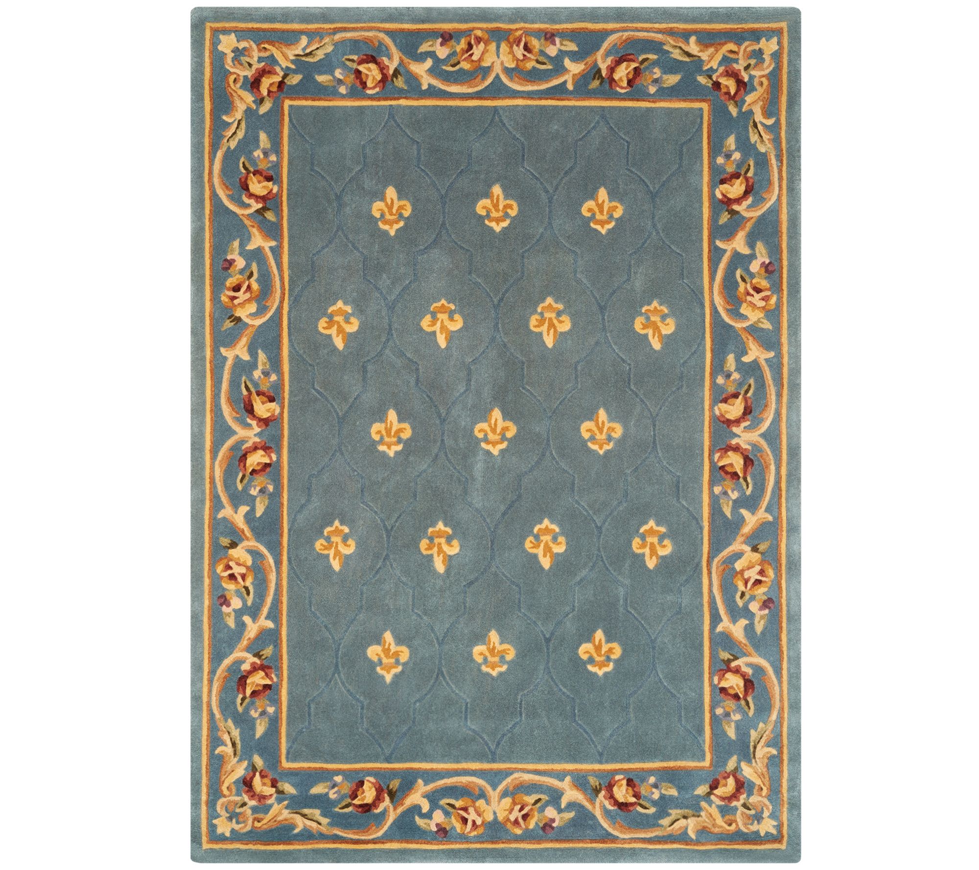 Royal Palace Special Edition 5 x7 Fleur de Lis Wool Rug Page 1