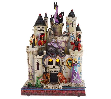 jim shore disney villain castle