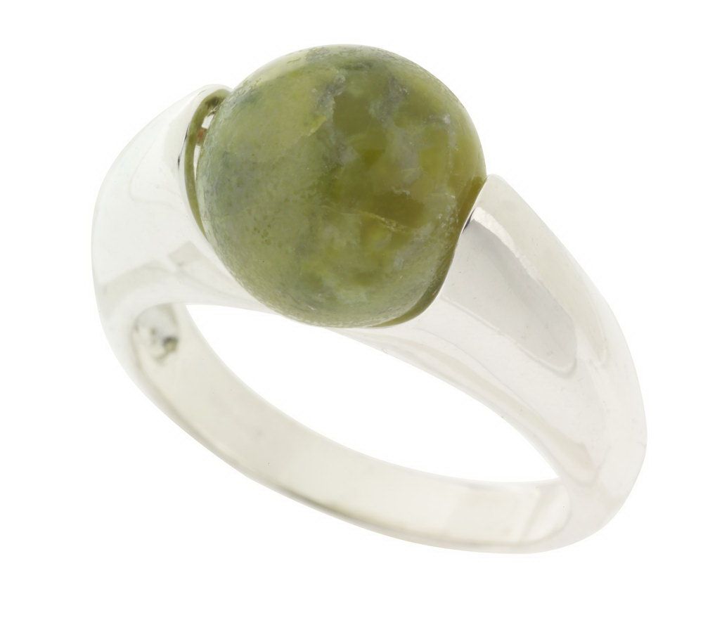 Connemara Marble Sterling Silver Worry Ring