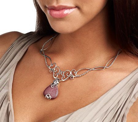 Carolyn Pollack SincerelyFabulo Sterling Necklace & Enhancer, 33.2g