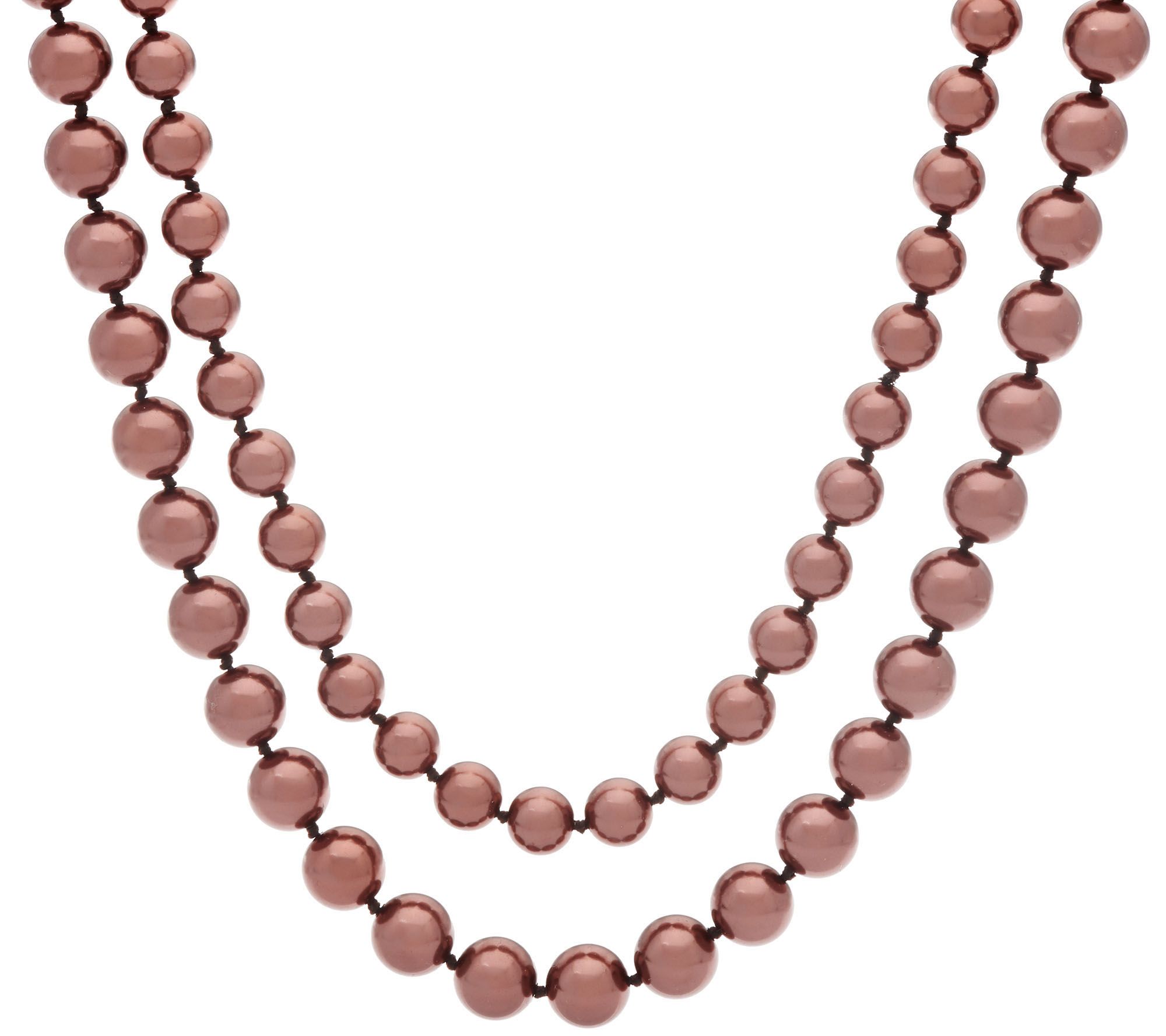 Joan Rivers Set of 2 Simulated Pearl Necklaces Page 1 —