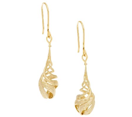 Qvc 14k gold dangle charm rings gold