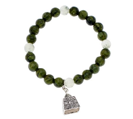 Connemara Marble Stretch Bell Bracelet