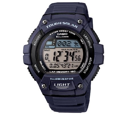 how to change time on casio tough solar illuminator