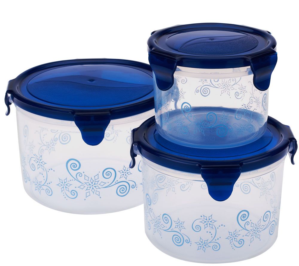 Temptations 3piece Holiday Canister Storage Set Page 1 —
