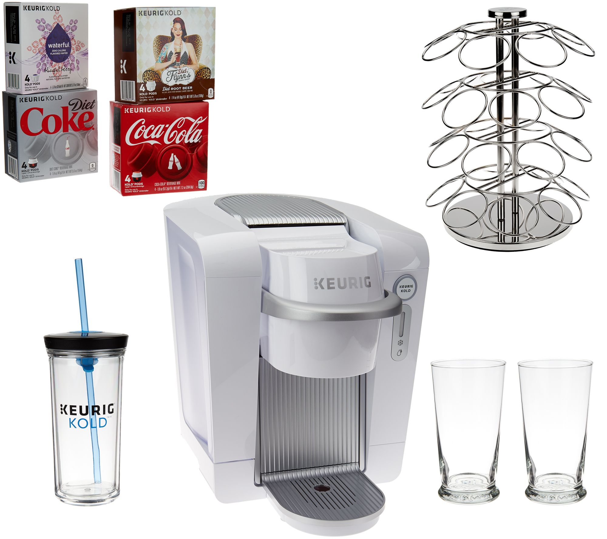 Keurig Kold Drinkmaker System w/ 16 Pods & Kold Tumbler Page 1 —