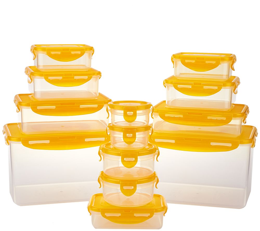 Lock & Lock 13piece Nestable Storage Set w/ 2 Handle Lids Page 1 —