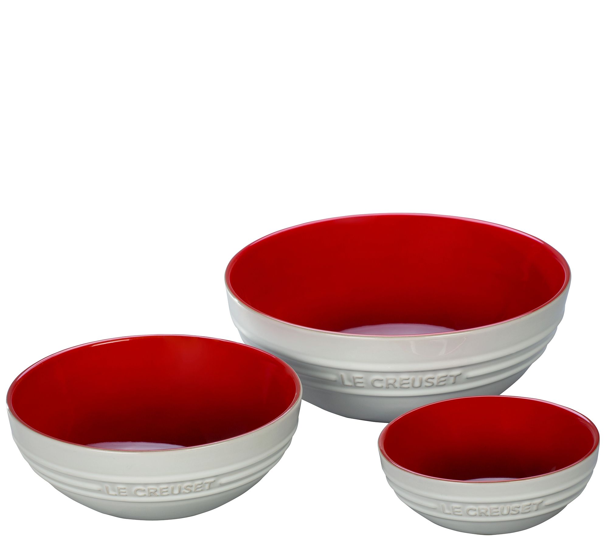 UPC 630870187442 product image for Le Creuset Set of Three Bowls | upcitemdb.com
