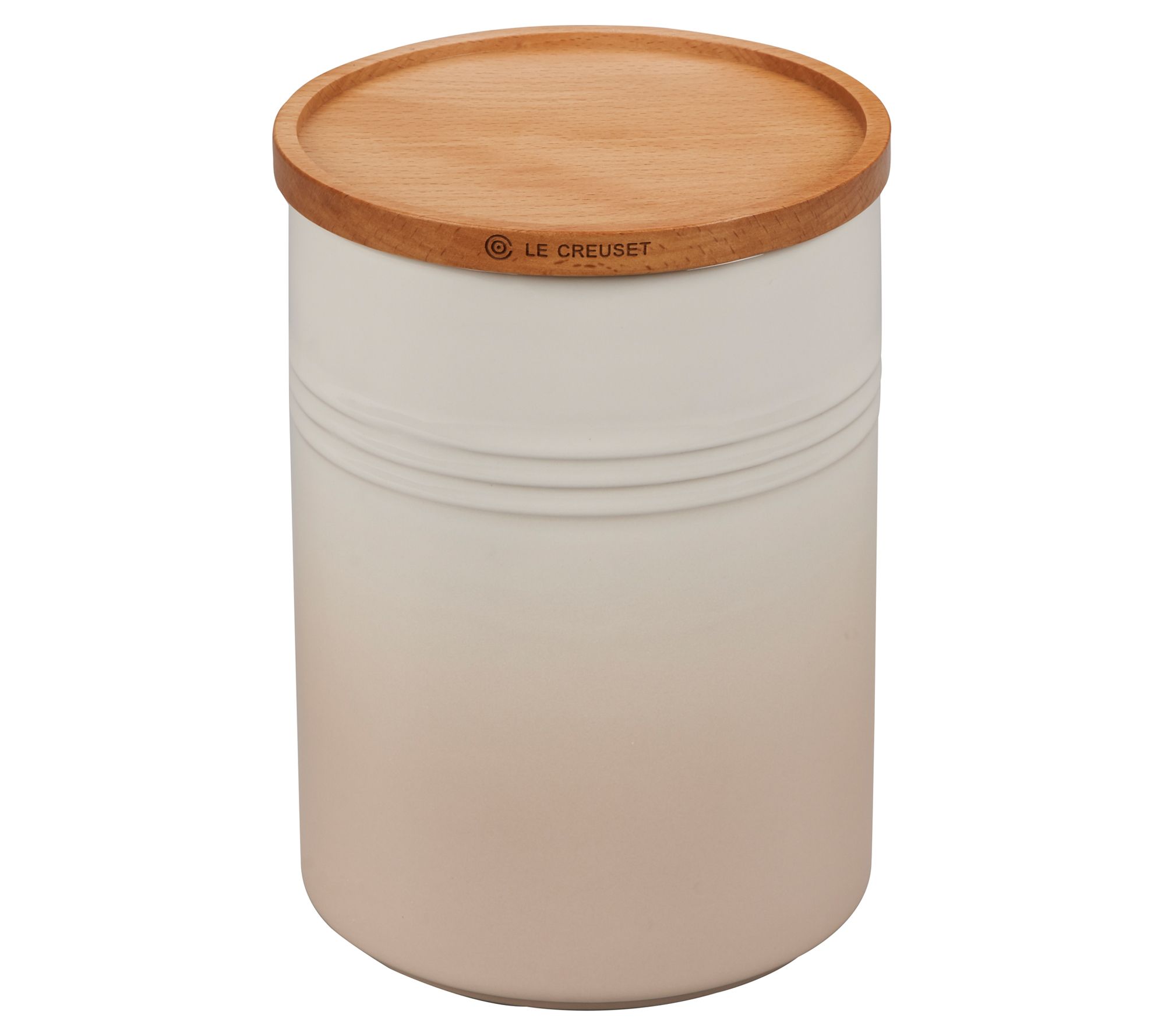 Le Creuset 2.5qt Canister with Wooden Lid —