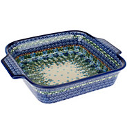 Lidias Polish Pottery Square Baker - K40539